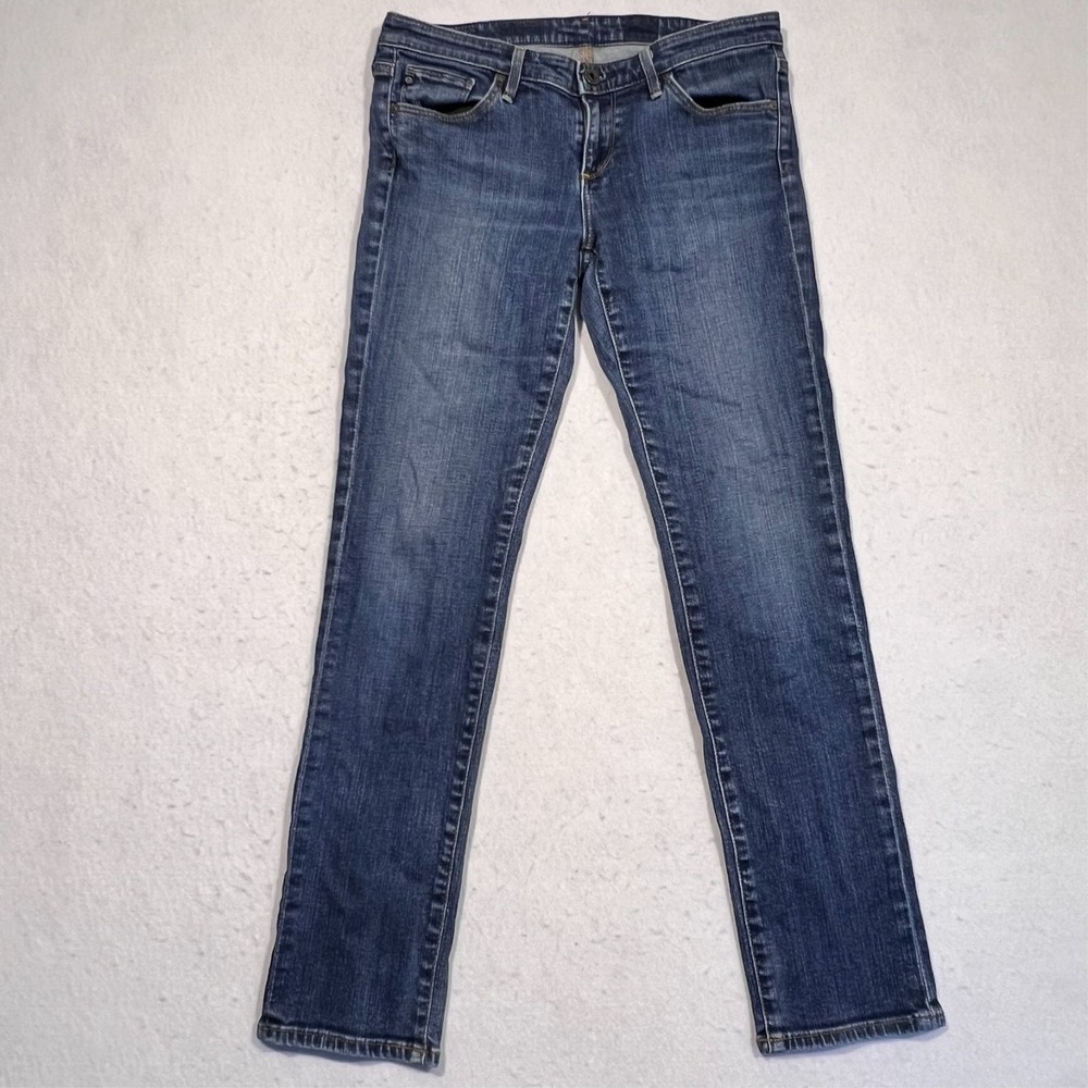 Adriano Goldschmied Skinny Jeans Blue‎ Denim Low Rise Women's 28P Petite 29x27
